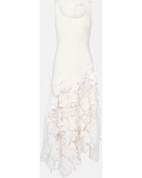 Oscar de la Renta - Abito Midi - Lyst
