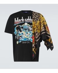 Junya Watanabe - Sabbath Caped Cotton Jersey T-Shirt - Lyst