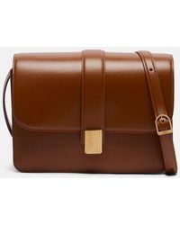 KHAITE - Blake Leather Crossbody Bag - Lyst