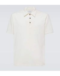 Bottega Veneta - Cotton Pique Polo Shirt - Lyst