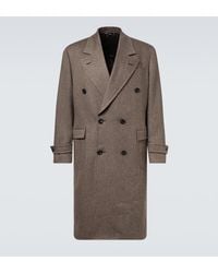 Thom Sweeney - Double-Breasted Wool Overcoat - Lyst