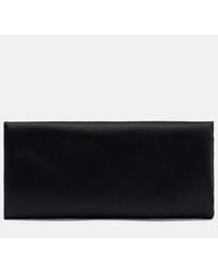 Saint Laurent - Cassandre Satin Clutch - Lyst