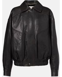 Saint Laurent - Leather Jacket - Lyst