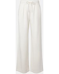 Max Mara - Cotton And Silk-Blend Sweatpants - Lyst