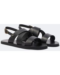 Ancient Greek Sandals - Miltos Leather Slingback Sandals - Lyst