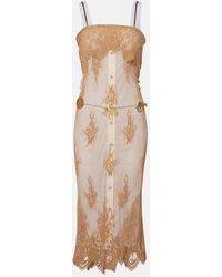 JACQUES WEI - Abito Sottoveste Semitrasparente - Lyst