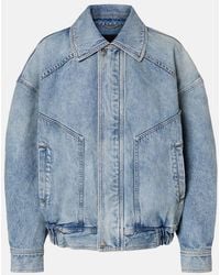 Saint Laurent - Denim Blouson Jacket - Lyst