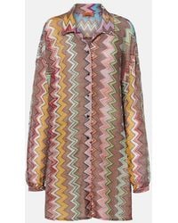 Missoni - Zigzag Lame Shirt - Lyst