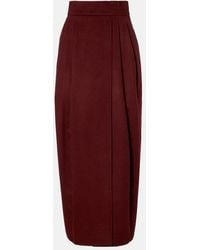 Max Mara - Zattera Wool Pencil Skirt - Lyst