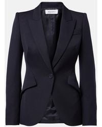 McQueen - Blazer Aus Wolle - Lyst