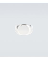 Jil Sander Silver Ring - White