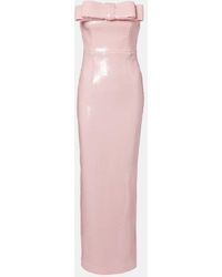 The New Arrivals Ilkyaz Ozel - Robe Longue Sisu Bustier A Sequins - Lyst