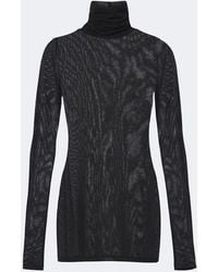 Dorothee Schumacher - Soft Shimmer Lurex Jersey Turtleneck Top - Lyst