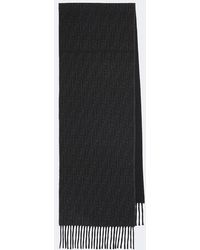 Fendi - Schal Ff Zucca Aus Wolle Und Kaschmir - Lyst