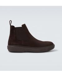 Giorgio Armani - Suede Ankle Boots - Lyst