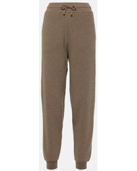 Loro Piana - Cocooning Cotton And Cashmere-blend Sweatpants - Lyst