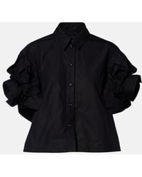 Simone Rocha - Puff-Sleeve Cotton Shirt - Lyst