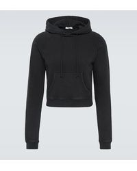 The Row - Frances Cotton-blend Jersey Hoodie - Lyst