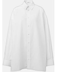 Wardrobe NYC - Oversized Cotton Poplin Shirt Dress - Lyst