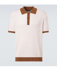 Frescobol Carioca - Vidal Pointelle Cotton Polo Shirt - Lyst