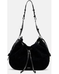 Isabel Marant - Bolton Medium Suede Shoulder Bag - Lyst
