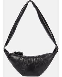 Lemaire - Borsa a spalla Croissant Small in pelle - Lyst