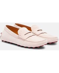 Tod's - Gommino Bubble Suede Driving Shoes - Lyst
