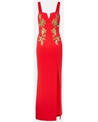 Rebecca Vallance - Versaille Sequined Crepe Gown - Lyst