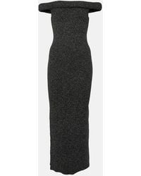 TOTEME - Off-Shoulder Knit Maxi Dress - Lyst