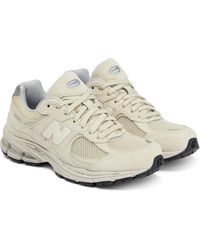 New Balance 2002r Leather Trainers - Natural