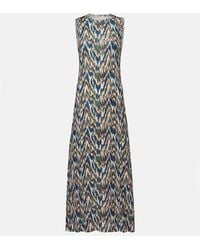 Ulla Johnson - Bedrucktes Midikleid Orla Aus Jersey - Lyst