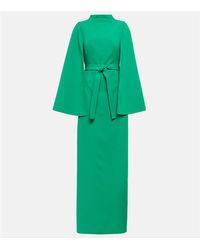 Safiyaa - Crepe Maxi Dress - Lyst