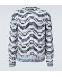 Missoni - Wave Wool And Cotton-Blend Sweater - Lyst