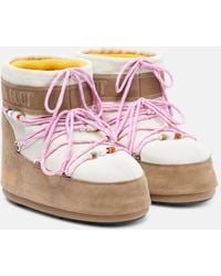 Moon Boot - Snow Boots 'X Gir Icon Low Suede Beads' - Lyst