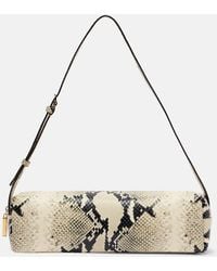 KHAITE - Kye Micro Snake-Effect Leather Shoulder Bag - Lyst