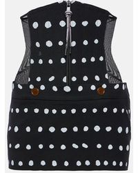 Vivienne Westwood - Minirock Foam Aus Schurwolle - Lyst