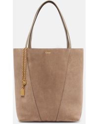 Chloé - Spin Medium Suede Tote Bag - Lyst