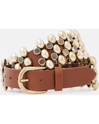 Isabel Marant - Varana Embellished Leather Belt - Lyst
