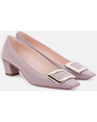 Roger Vivier - Belle Vivier 45 Patent Leather Pumps - Lyst