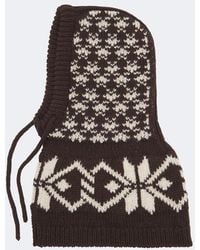 Moncler - Fair Isle Sequined Wool-Blend Balaclava - Lyst