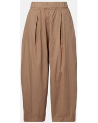 Velvet - Sophia Cotton Poplin Wide-Leg Pants - Lyst