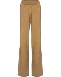 Extreme Cashmere N° 104 Cashmere-blend Pants - Metallic