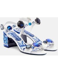 Dolce & Gabbana - Heeled Sandals - Lyst