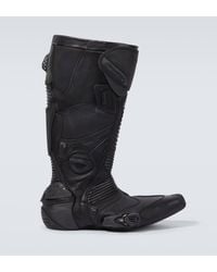 Balenciaga - Biker Leather Boots - Lyst
