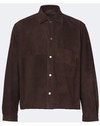 STÒFFA - Wave Suede Jacket - Lyst