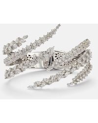 YEPREM - Y-Couture 18Kt Bangle With Diamonds - Lyst
