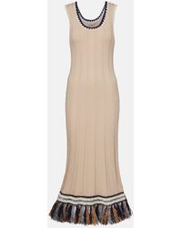 Jonathan Simkhai - Julianna Cotton And Cashmere Midi Dress - Lyst
