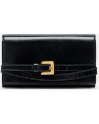 Balmain - Shuffle Micro Leather Wallet On Chain - Lyst