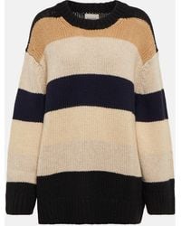 Khaite - Jade Striped Cashmere Sweater - Lyst
