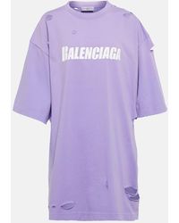 Balenciaga - T-shirt Aus Jersey - Lyst